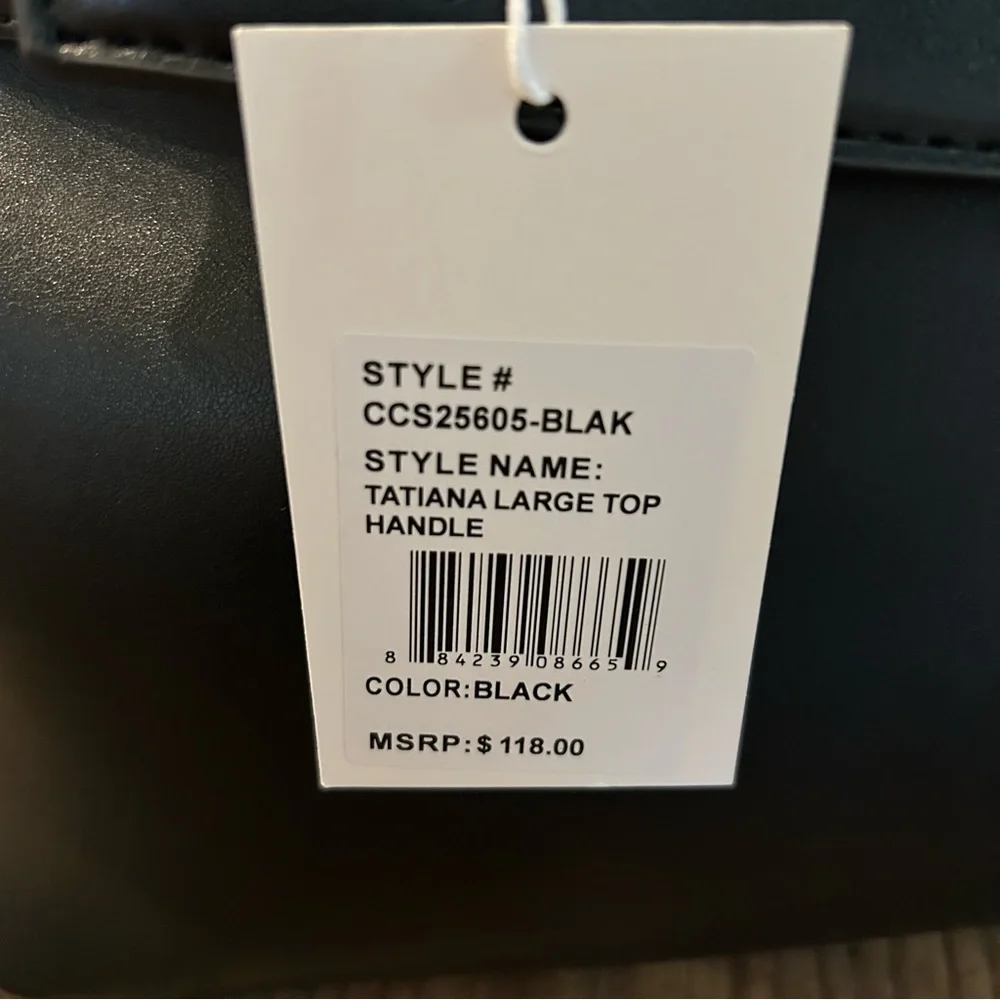 Cavalli Class Tatiana Large Top Handle Bag Purse Handbag Black - Picture 11 of 12